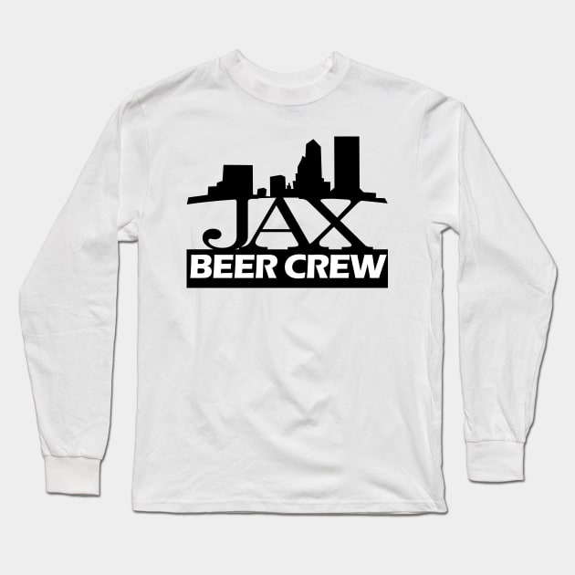 Jax Beer Crew Long Sleeve T-Shirt by JaxBeerCrew